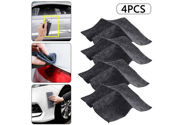 Wish Customer Reviews: 4 PCS Nano Sparkle Cloth for Car Scratches Nano  Magic Cloth Scratch Remover
